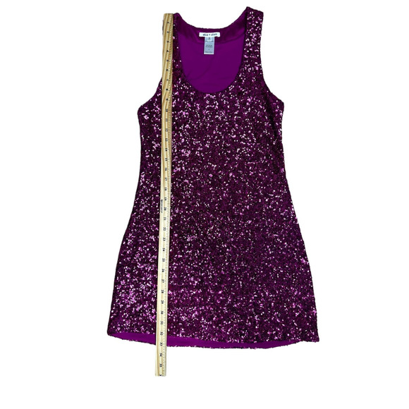 Alice and Olivia Hot Pink Sequins Mini Dress Size Small (retail $200)‎ - Picture 7 of 9